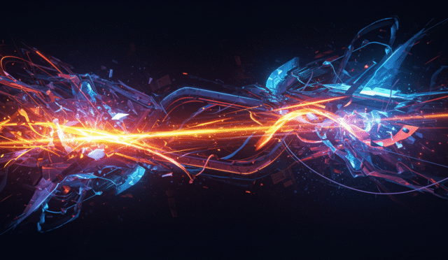 abstract digital art representing game mechanics and strategy horizontal format