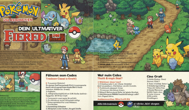 Pokémon FireRed Cheats: Dein ultimativer Guide für Kanto