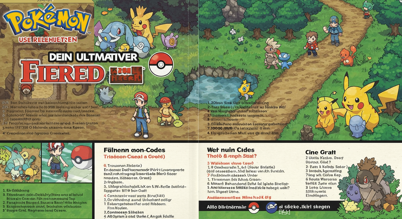 Pokémon FireRed Cheats: Dein ultimativer Guide für Kanto