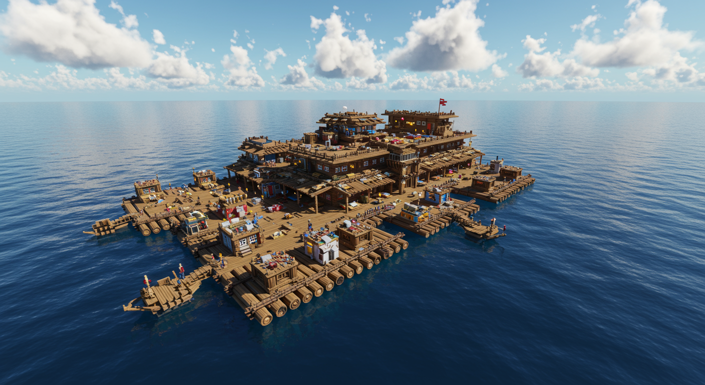 Raft: Überleben in der gefluteten Open-World