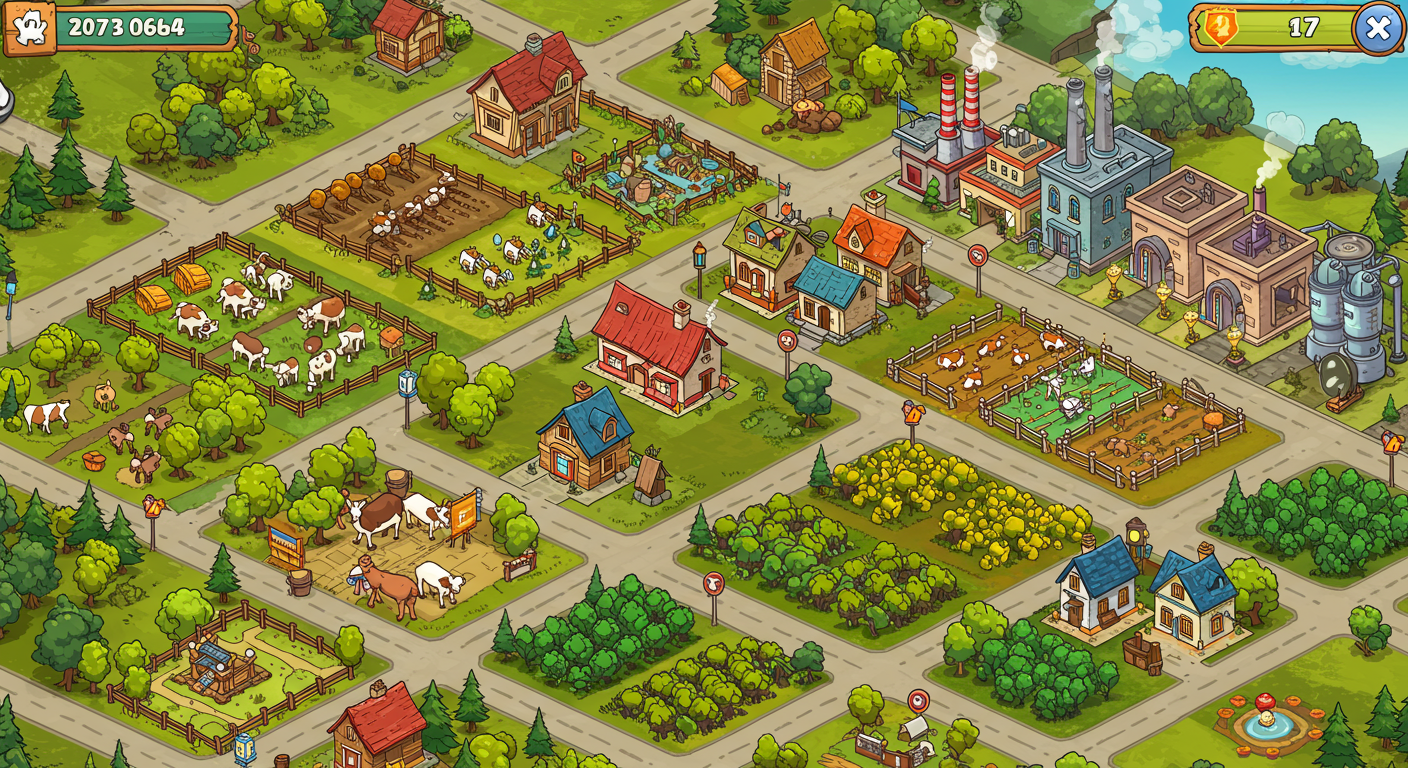 Township: Ihr eigenes mobiles Stadt- und Landwirtschaftsabenteuer